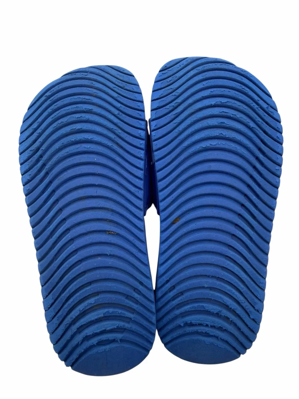 Nike Kids Youth Size 1 Blue Adjustable Slide Sandals